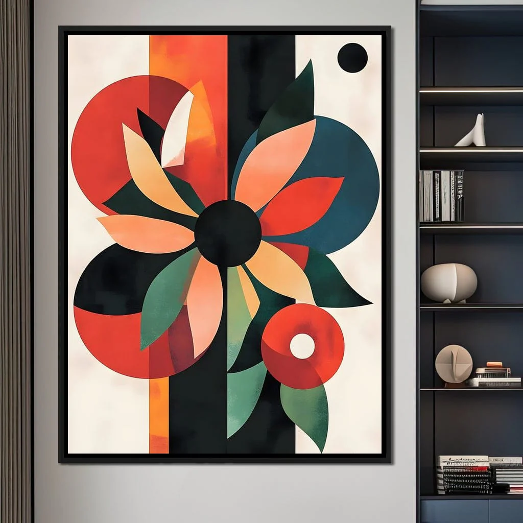 Abstract Floral Geometric Burst - Image 2