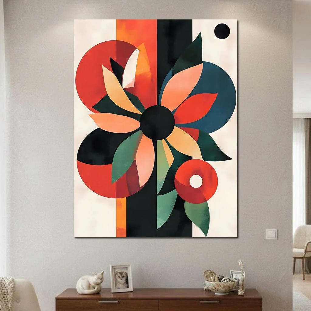 Abstract Floral Geometric Burst - Image 5