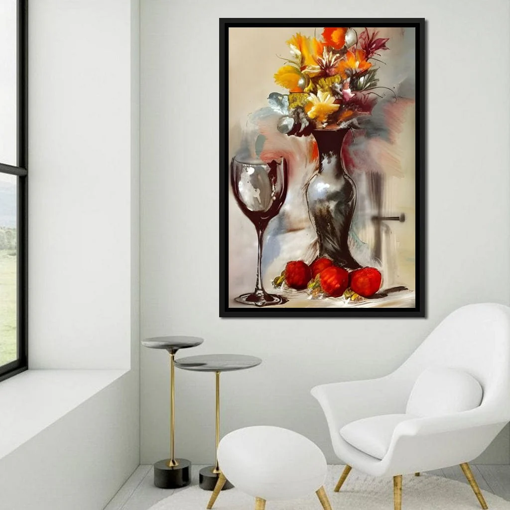 Abstract Wine & Flowers 02 - Image 9