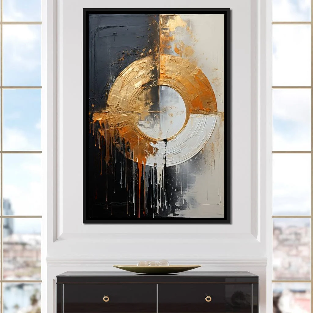 Abyssal Echoes in Gold Abstract - Tanni Cylon - Image 12