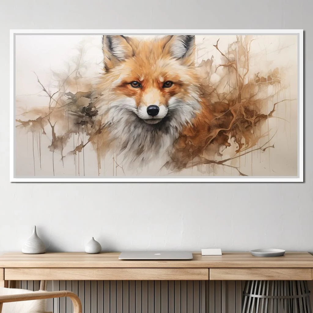 Acrylic Fox in a Fawn Whisker Dream - Image 9