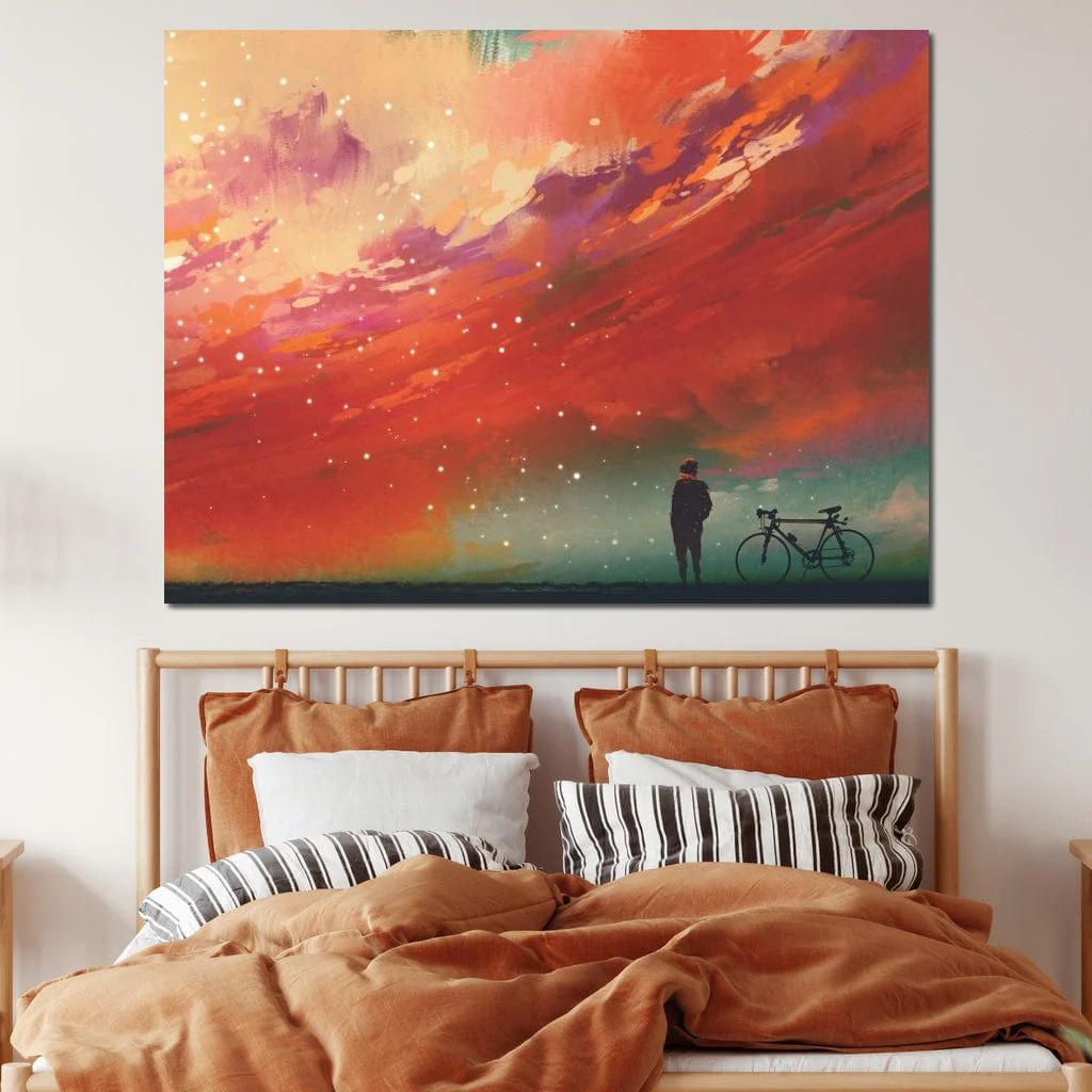 Admiring The Red Clouds - Image 6