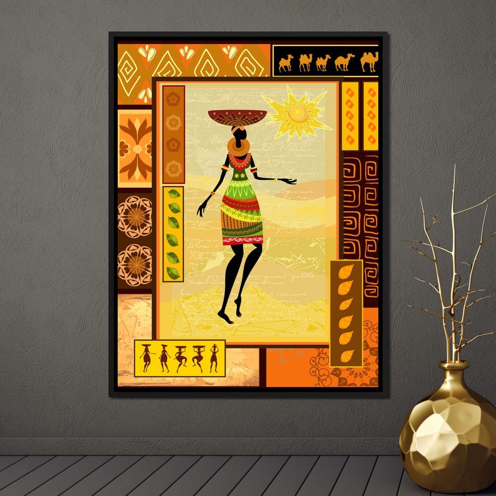 African Art Canvas - Image 8