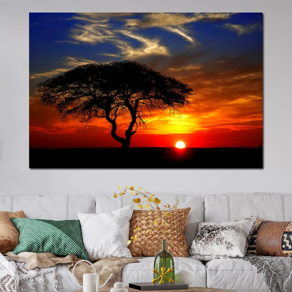 African Landscape Sunset - Image 5