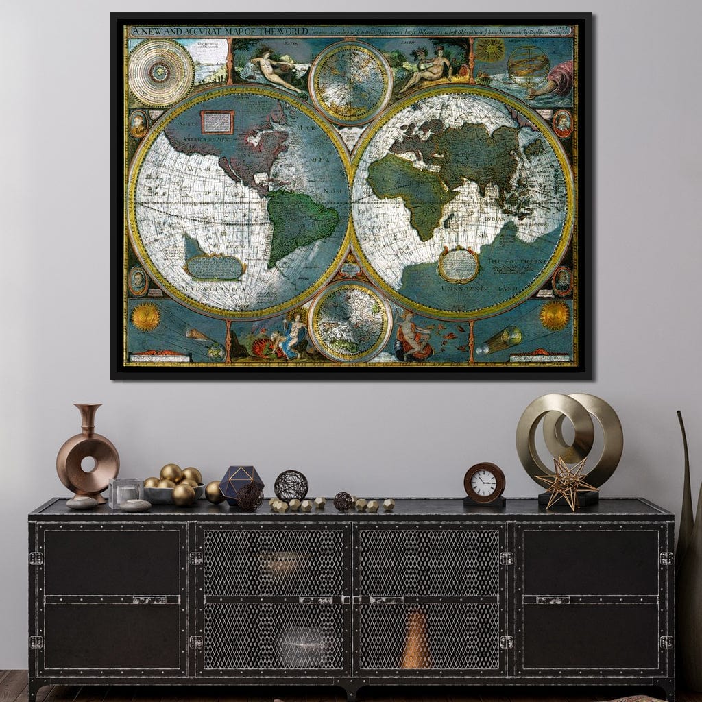 Ancient Historical Map of the World - Image 7