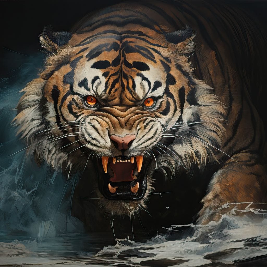 Angry Siberian Tiger - Image 13