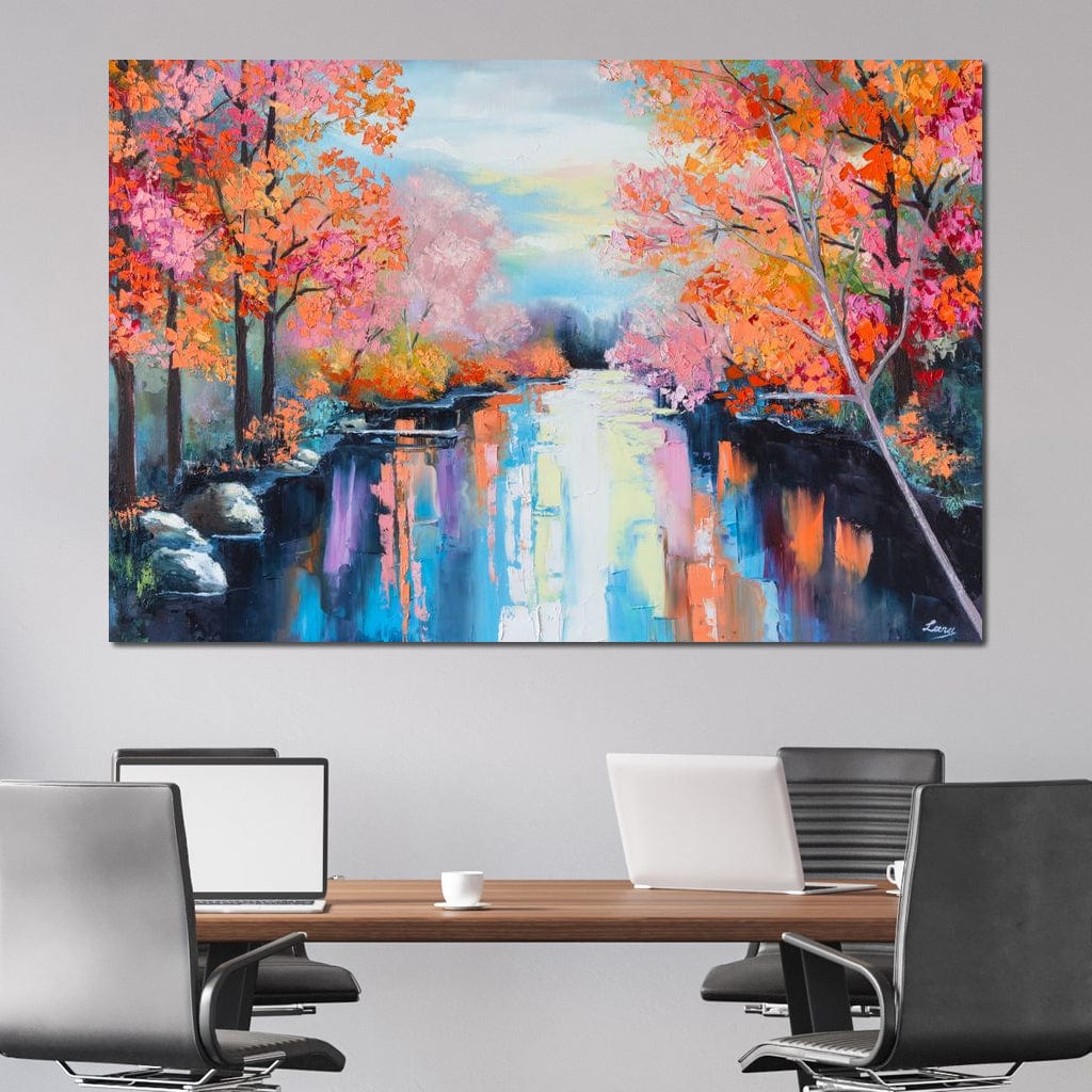 Autumn Stream Pastel - Image 5