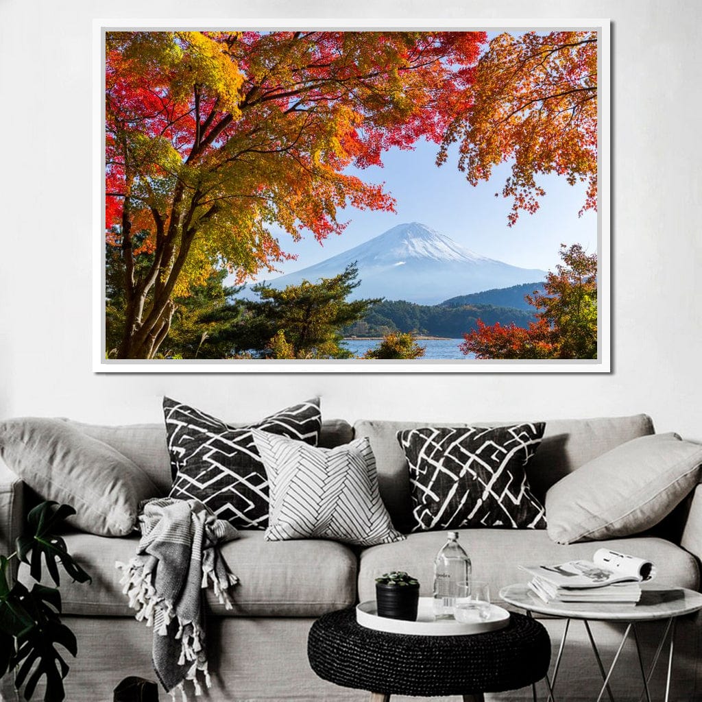 Autumn Trees by Mount Fuji - Image 14
