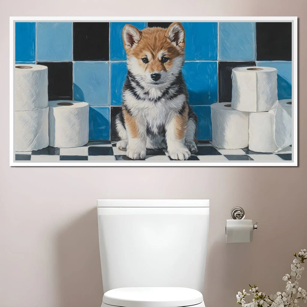 Bathroom Puppy Mischief - Image 11