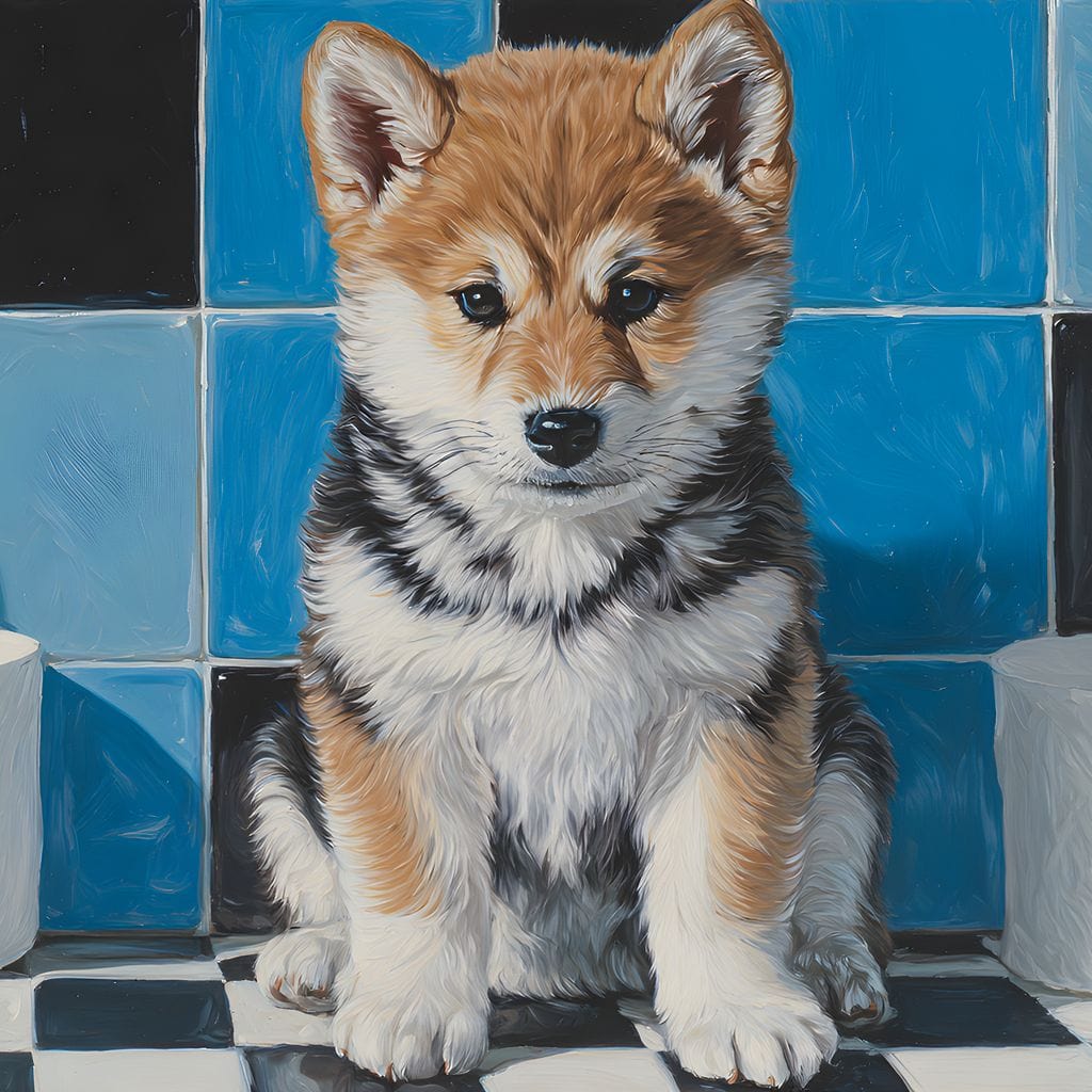 Bathroom Puppy Mischief - Image 13