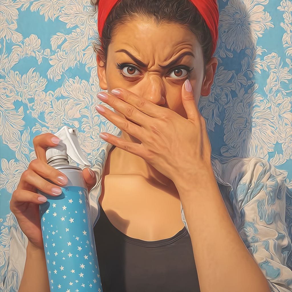Bathroom Spray Panic - Image 13