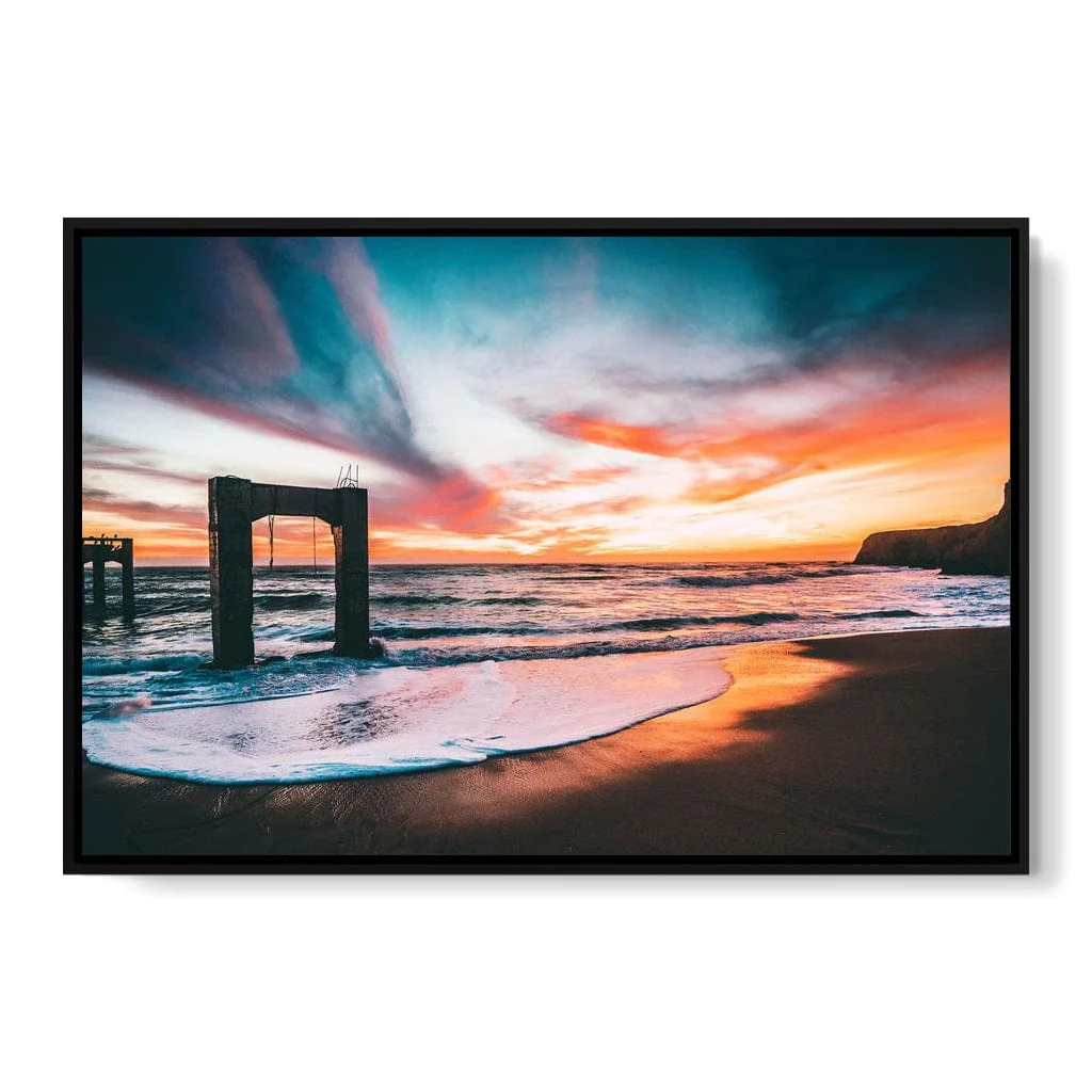 Beach Sunset Old Pier - Johanjjf - Image 20