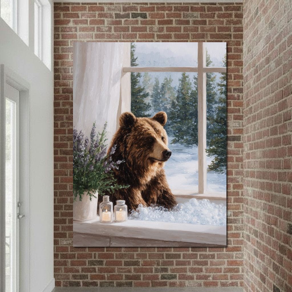 Bear by Winter Window Light - Image 4