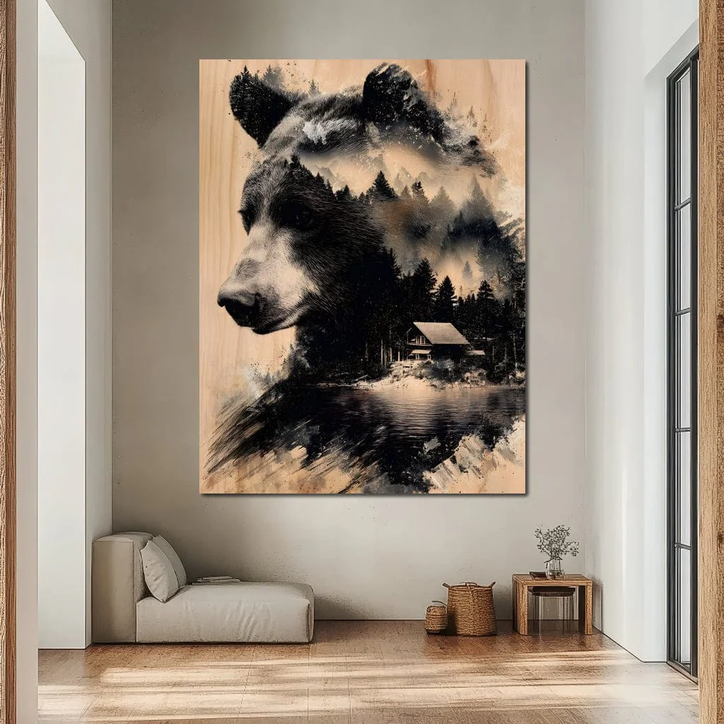 Bear Forest Cabin Reflections - Image 6