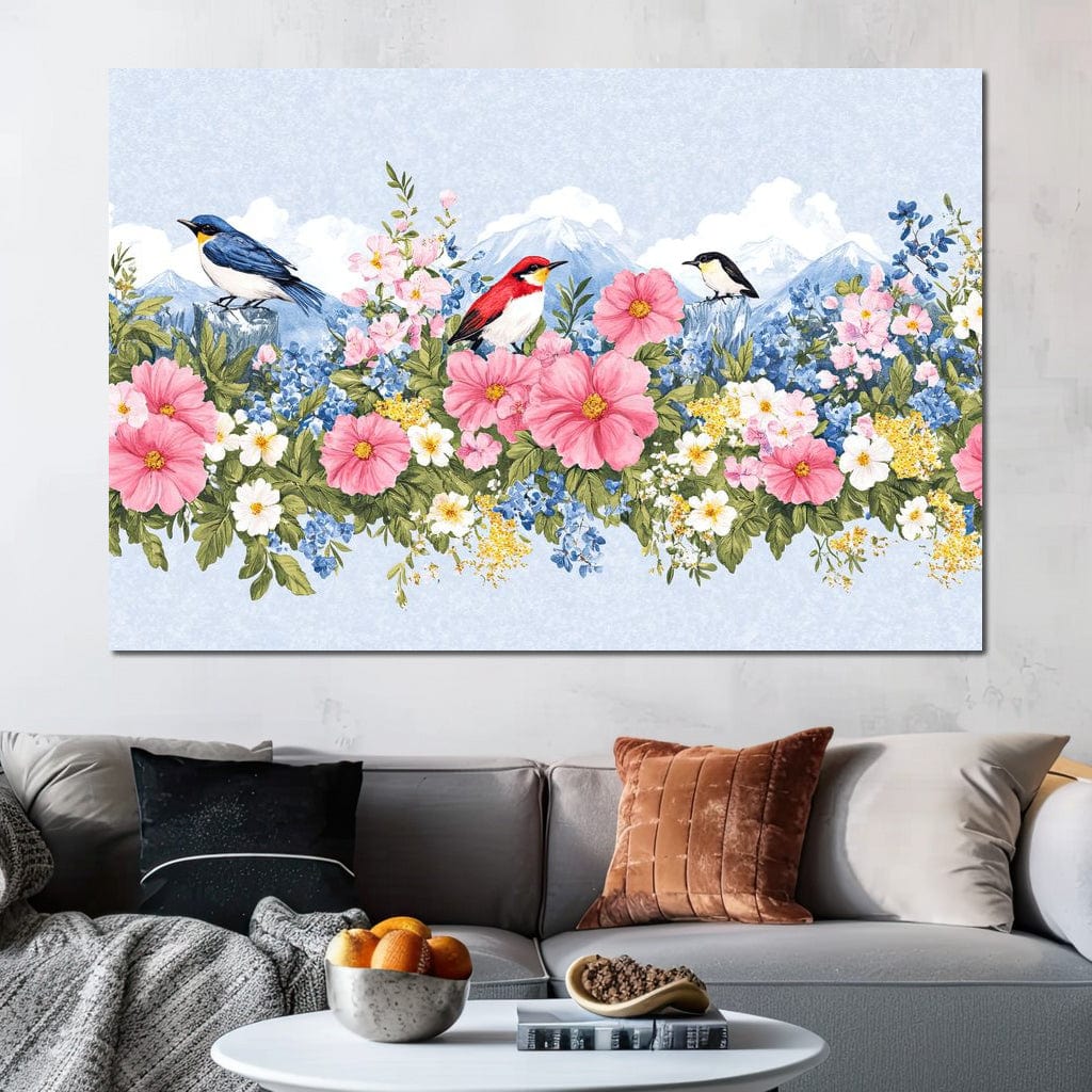 Birds Among Blossoming Peaks - Image 13