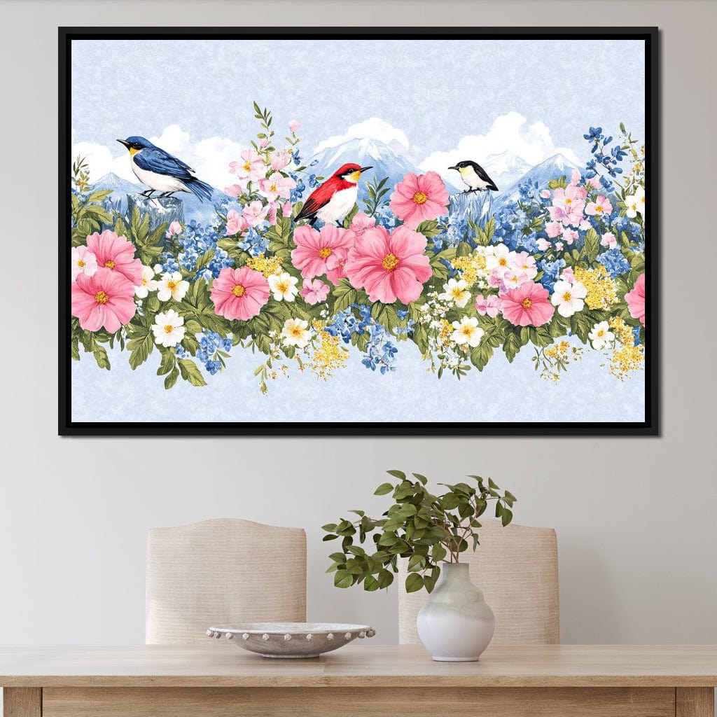 Birds Among Blossoming Peaks - Image 3