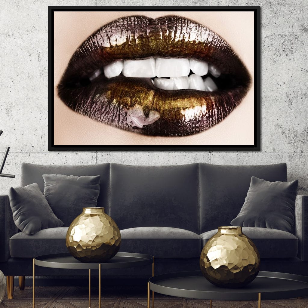 Black & Gold Lips - Image 10