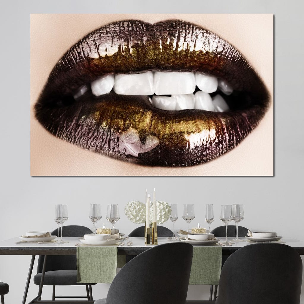 Black & Gold Lips - Image 7