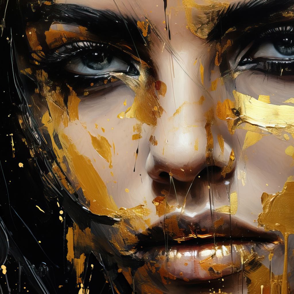 Black Gold Urban Graffiti - Image 13