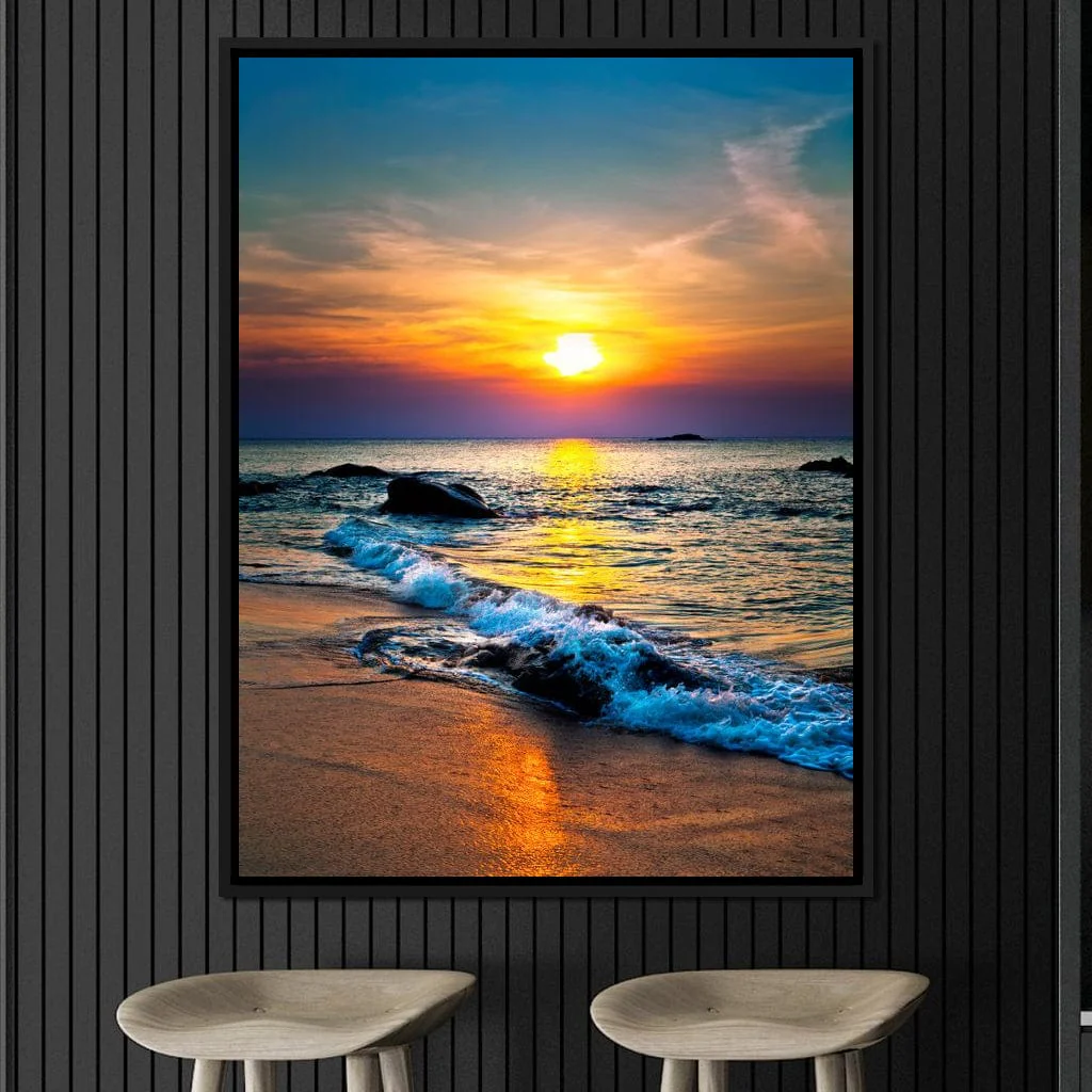 Black Sand Beach Sunset - Image 11