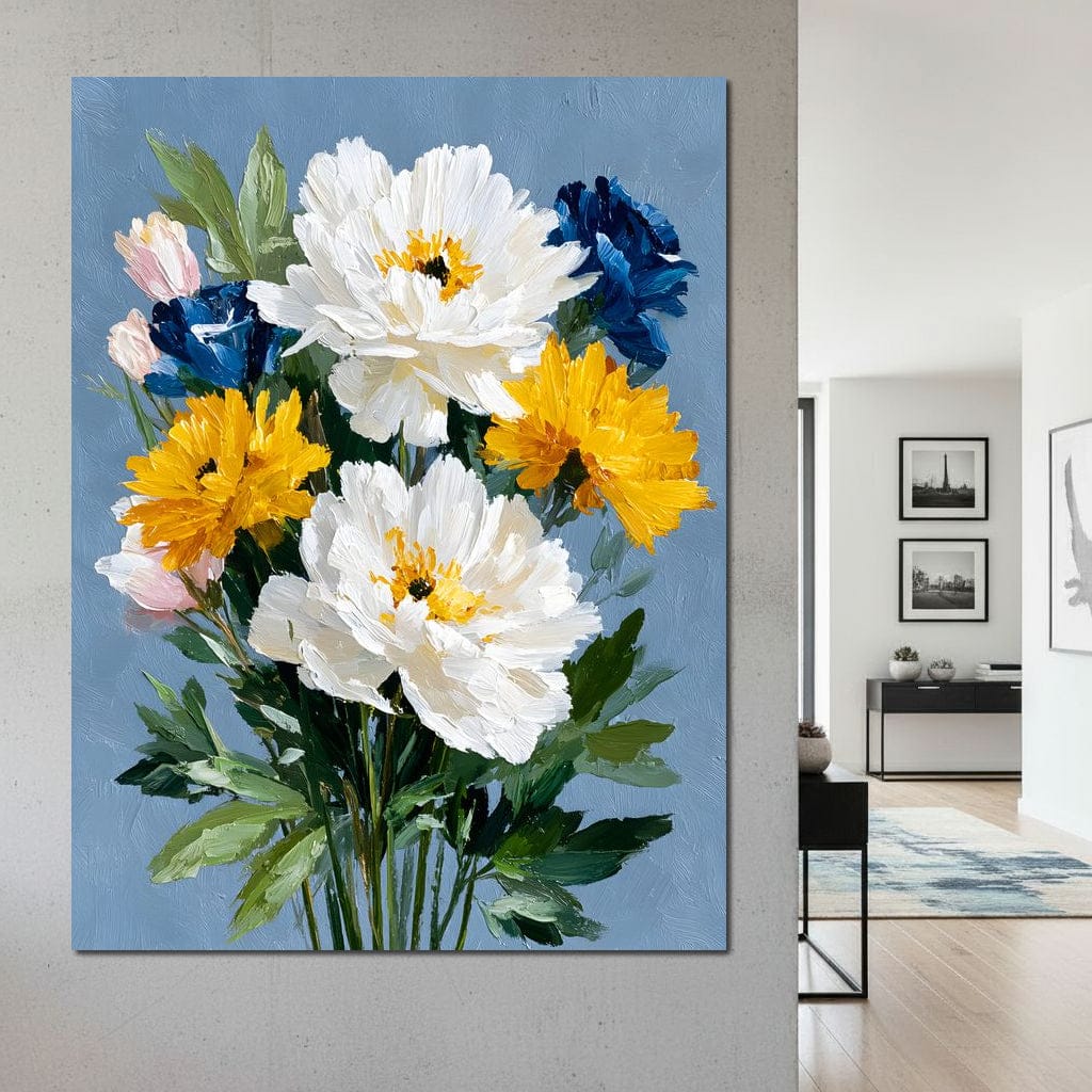 Blue Garden Peony Bouquet - Image 7