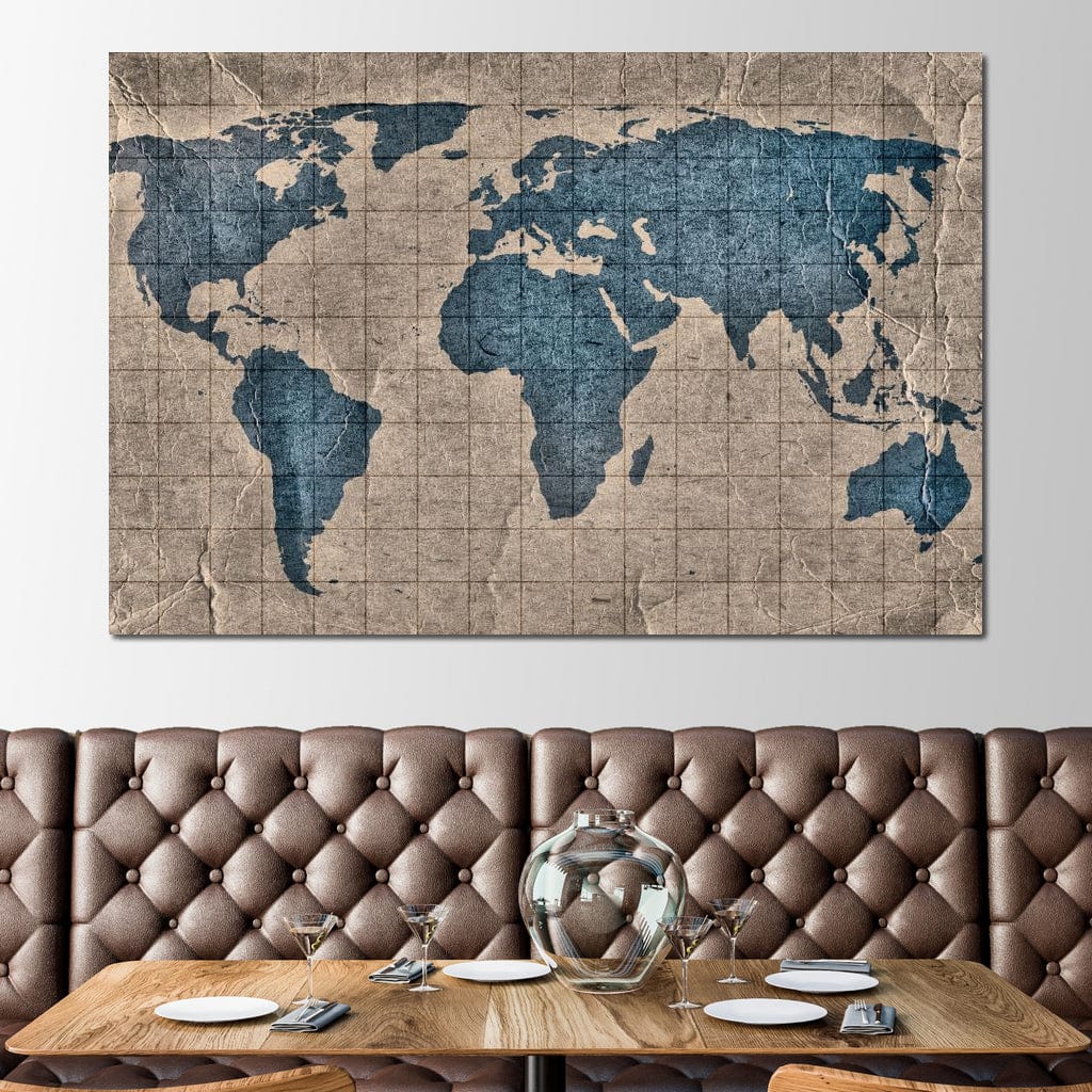 Blue Lands World Map - Image 2