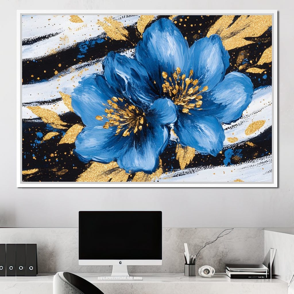 Blue Petals Midnight Bloom - Image 12