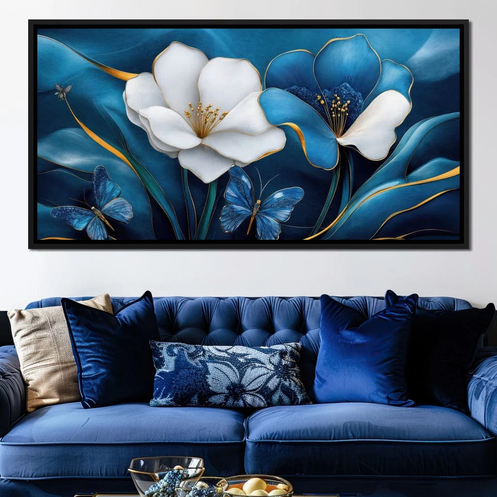 Blue Symphony of Flowers - TooplesArt - Image 4