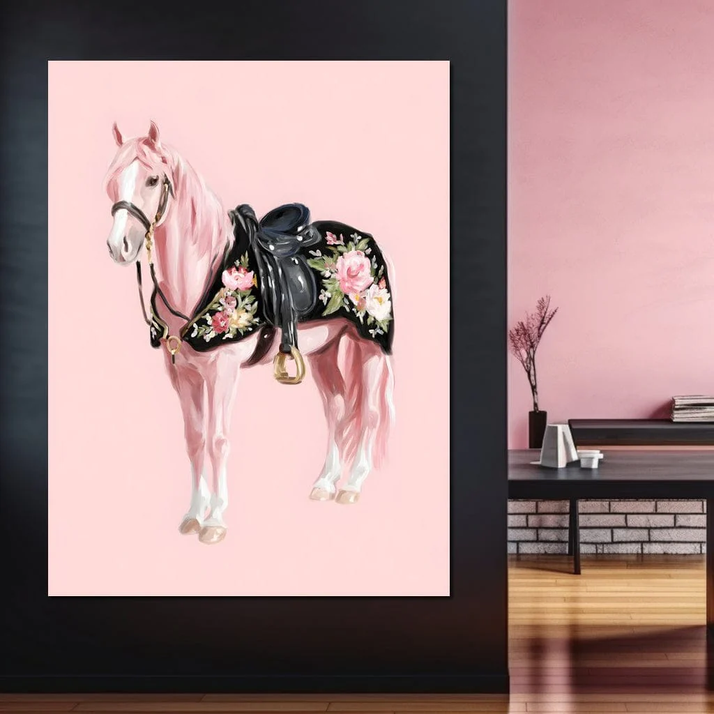 Blush Pony Floral Saddle - Image 5