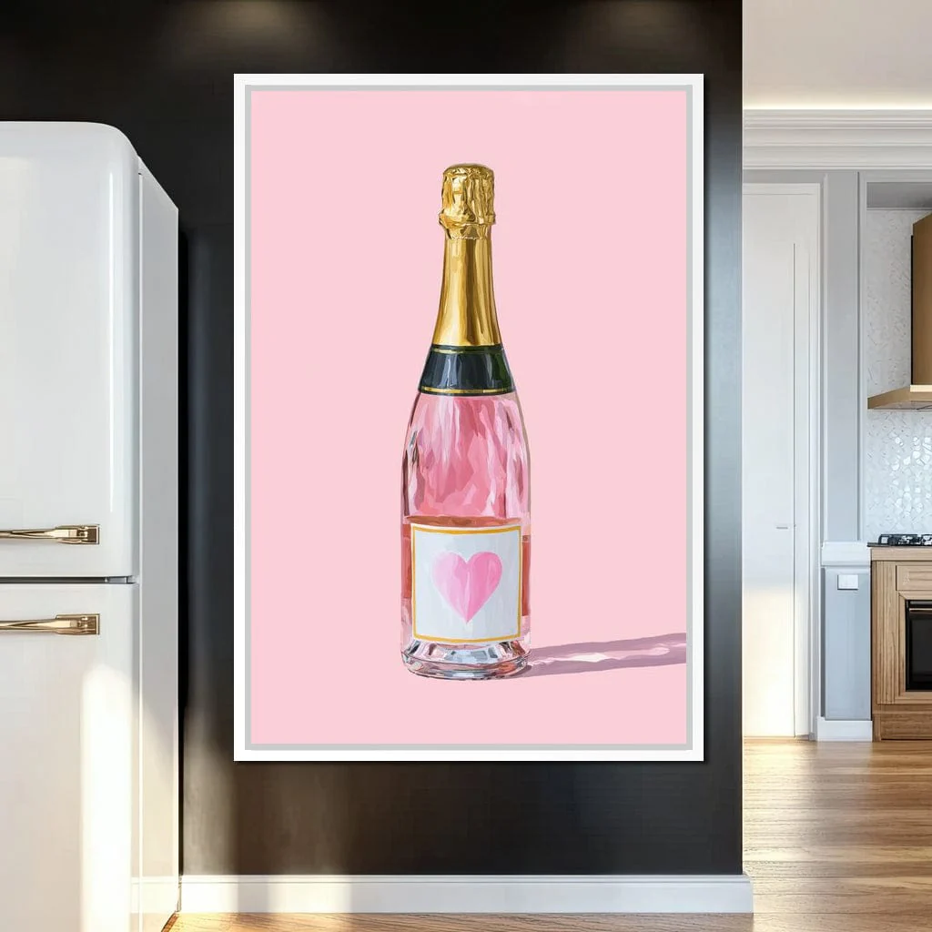 Blush Rose Champagne Heart - Image 3