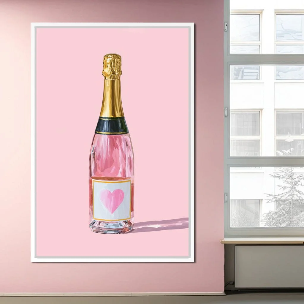 Blush Rose Champagne Heart - Image 4