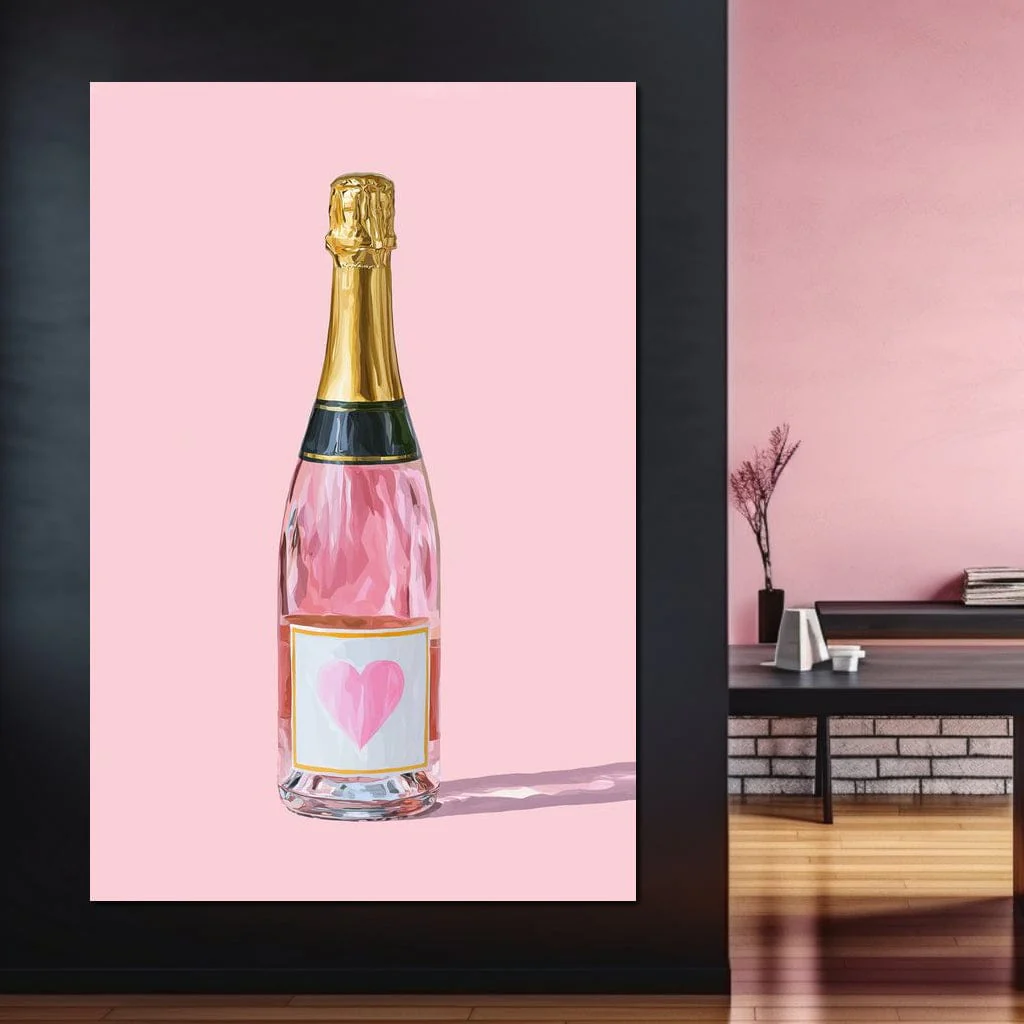 Blush Rose Champagne Heart - Image 8