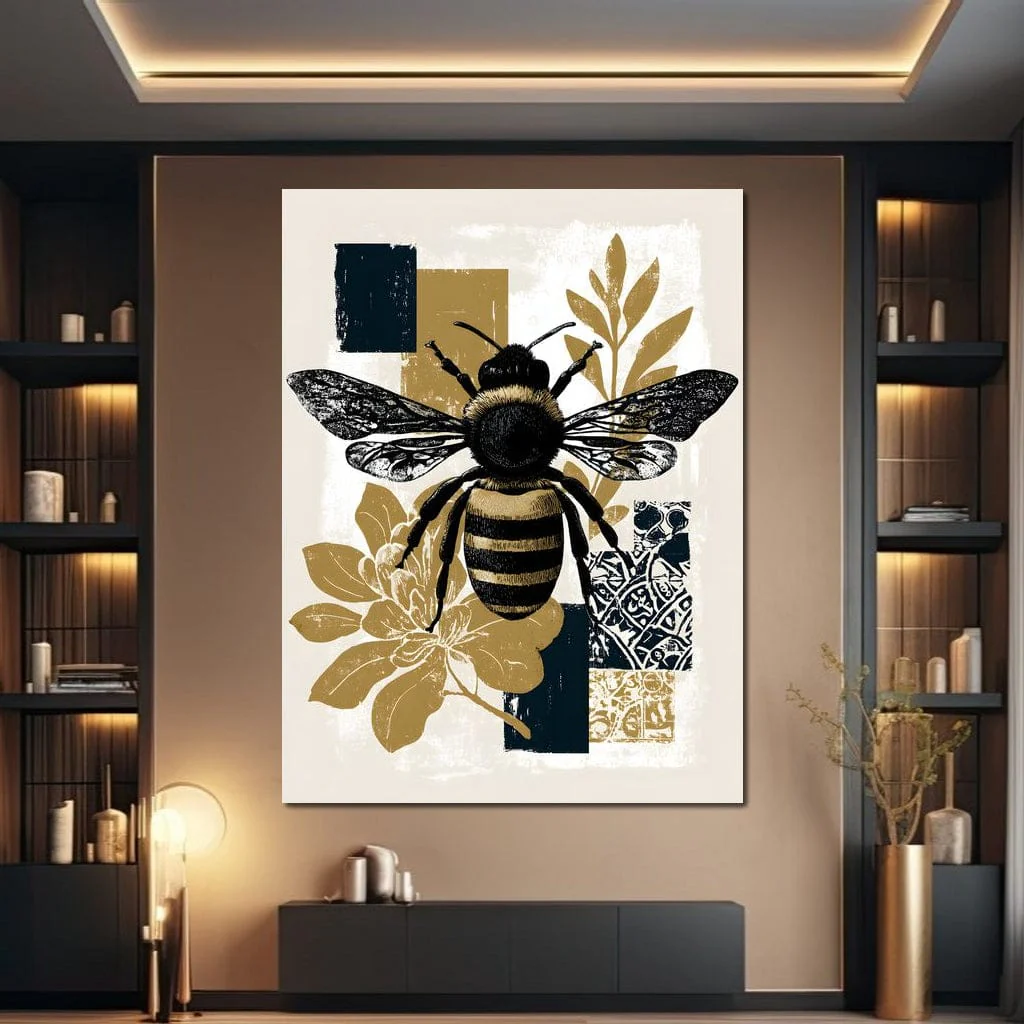 Botanical Bumblebee Collage - Image 7