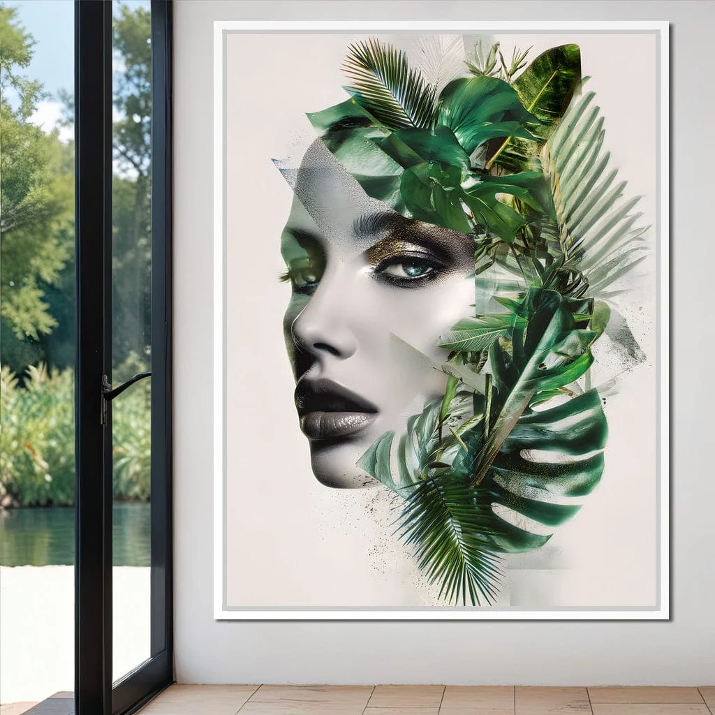 Botanical Muse Fusion Portrait - Image 7