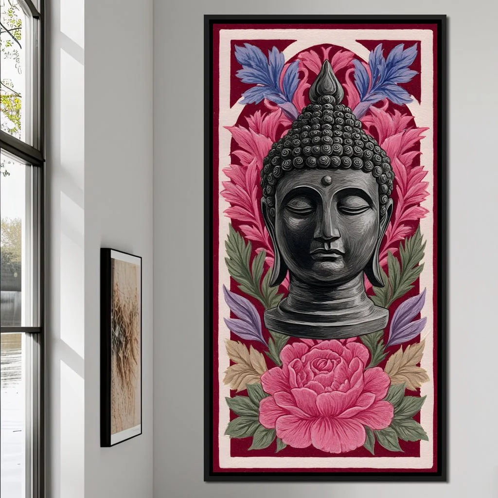 Buddha Tranquil Floral Meditation