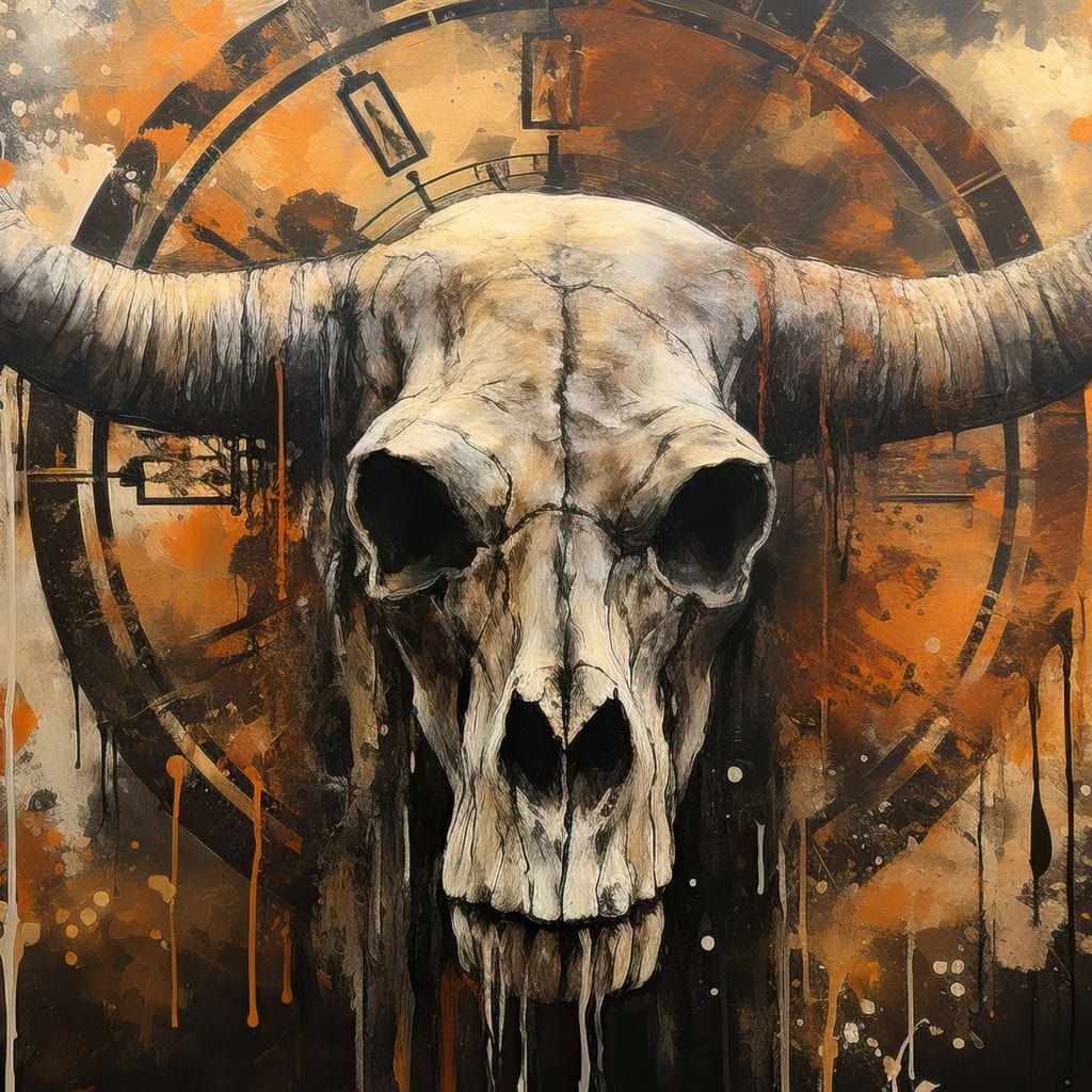 Bull Skull in the Gothic Twilight - Raven Blackwood - Image 13