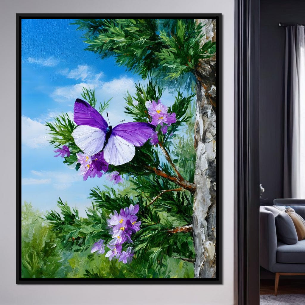 Butterfly Dance Among Blooms - Image 2