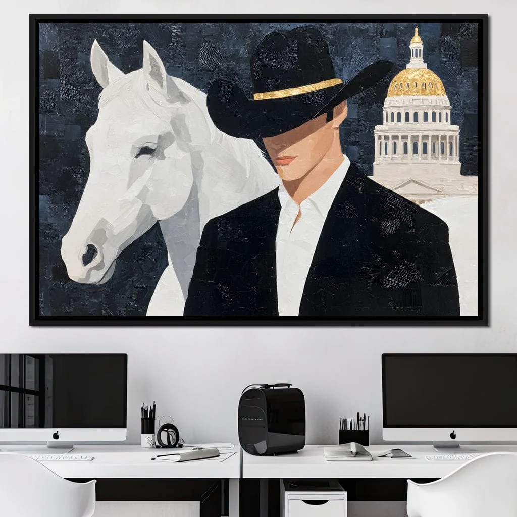 Capitol Cowboy With Noble Steed - Image 2