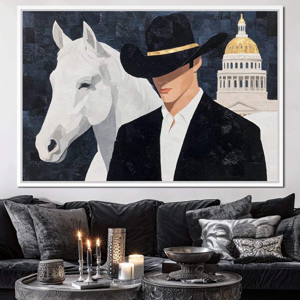 Capitol Cowboy With Noble Steed - Image 9