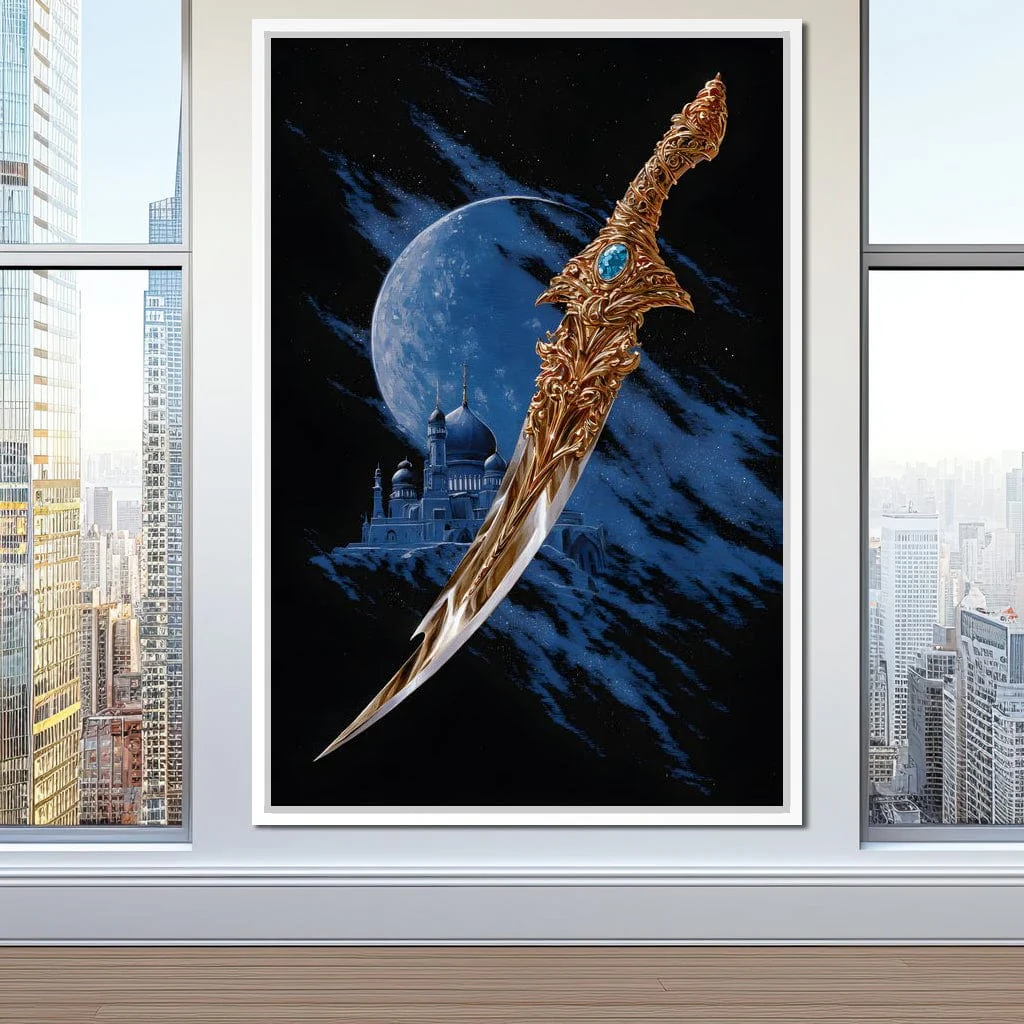 Celestial Palace Gilded Scimitar - Image 5