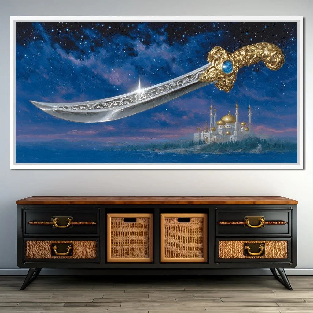 Celestial Scimitar Above Palace - Image 9