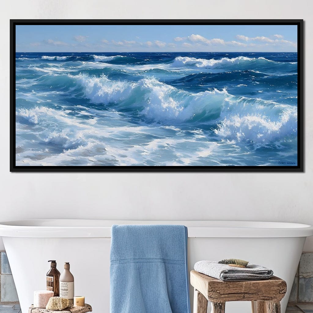 Cerulean Ocean Waves Seascape Dream - Image 8