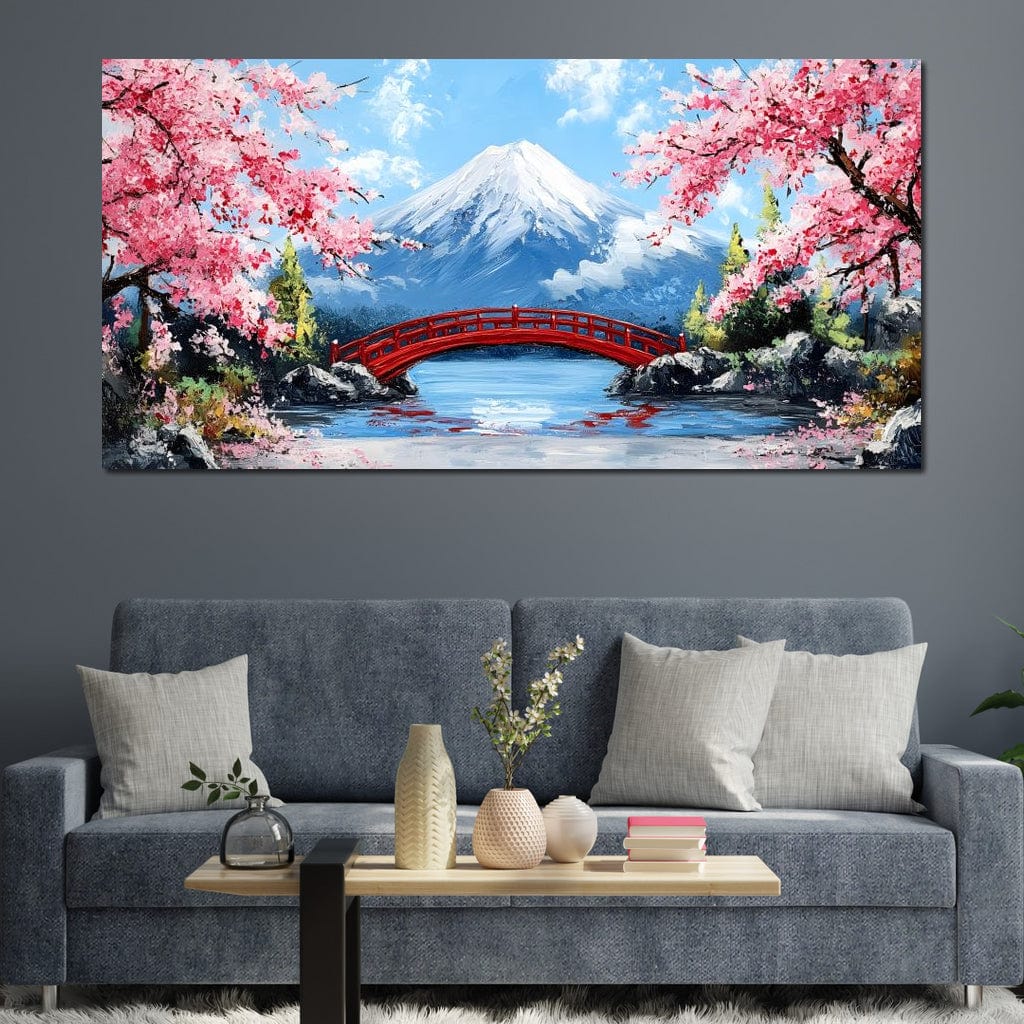 Cherry Blossom Bridge Tranquil Majesty - Image 10