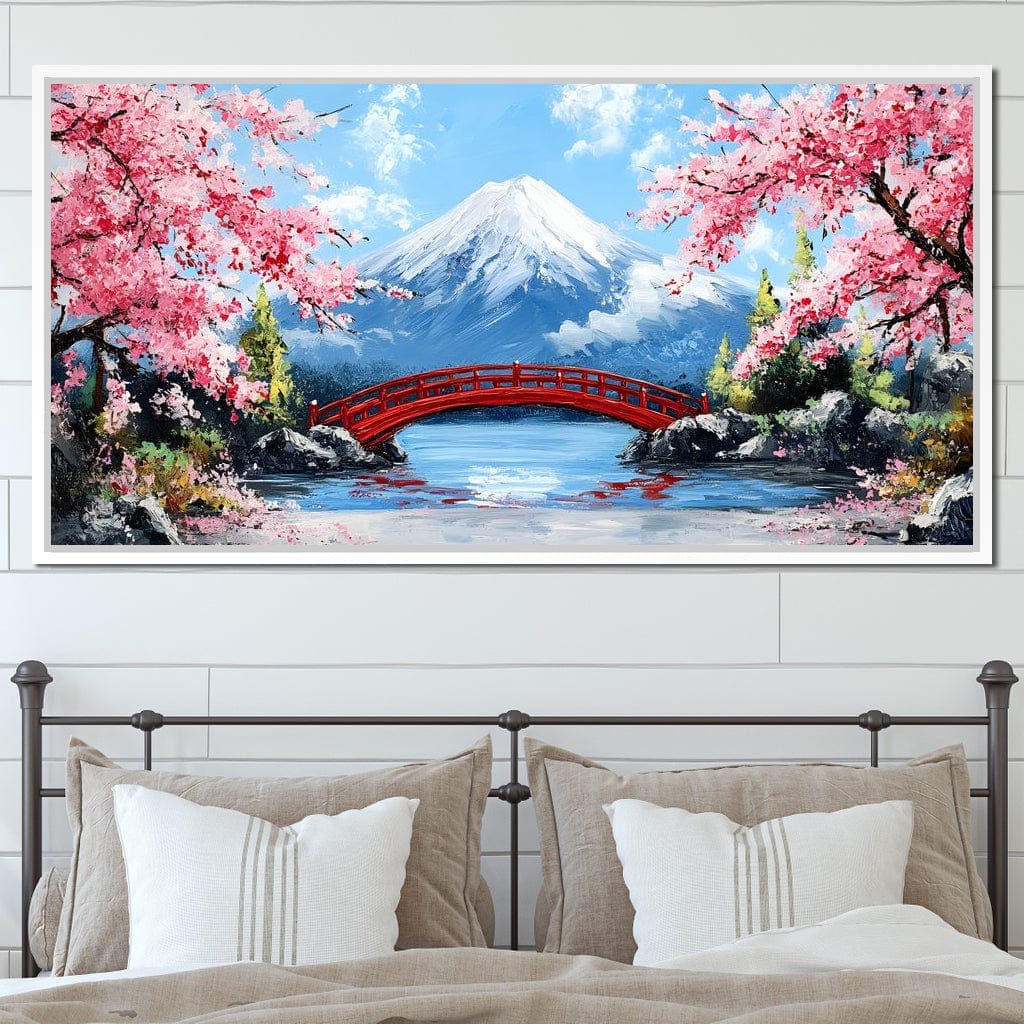 Cherry Blossom Bridge Tranquil Majesty - Image 3