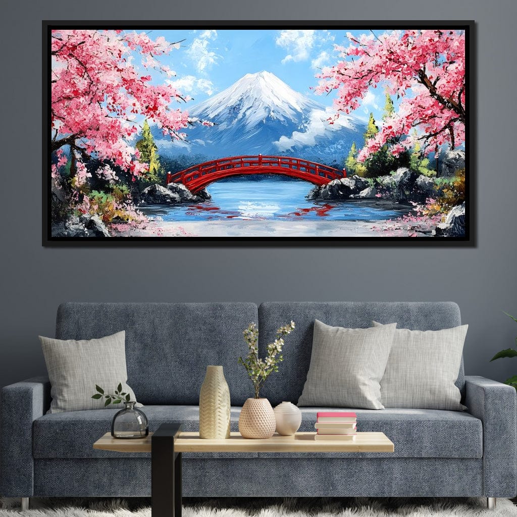 Cherry Blossom Bridge Tranquil Majesty - Image 6