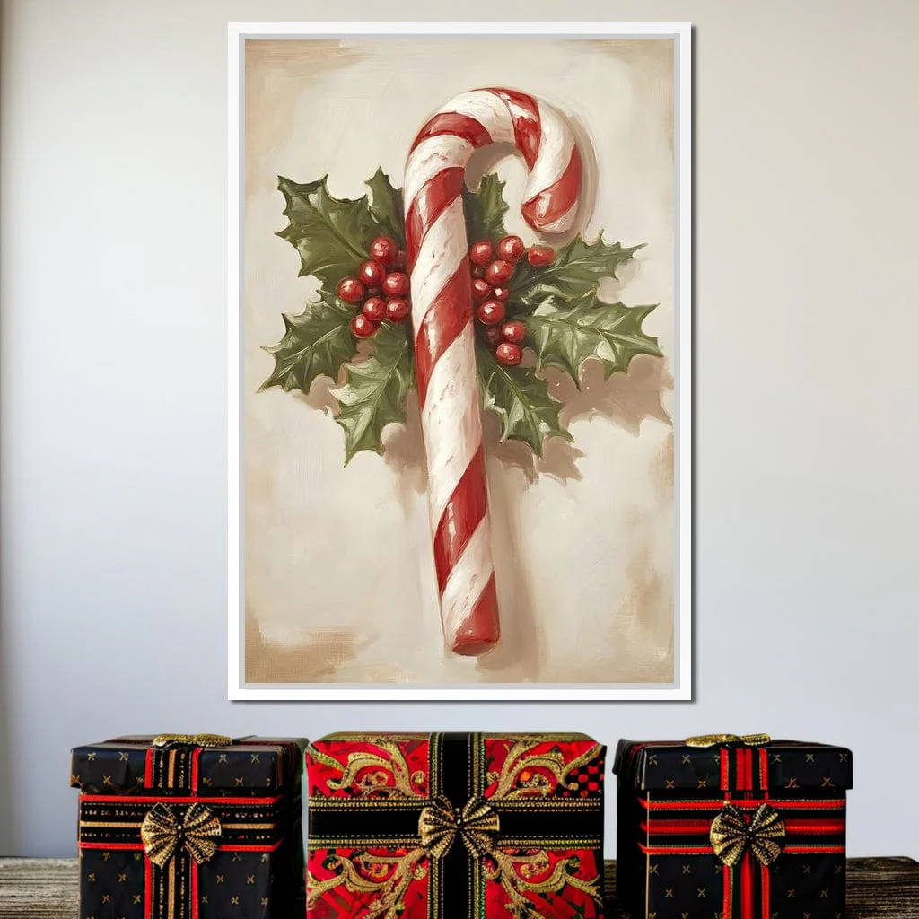Christmas Candy Cane Holly Joy - Image 6