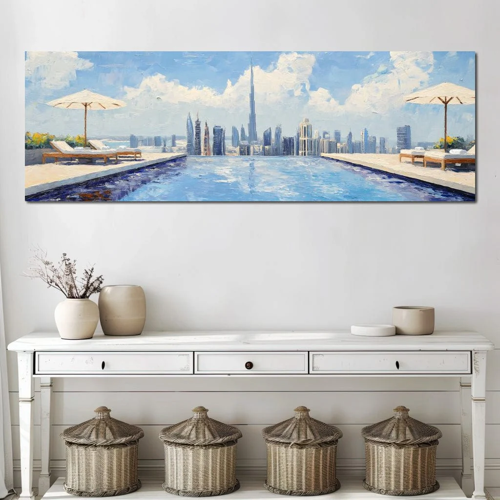 Cityscape Oasis Panorama - Image 3