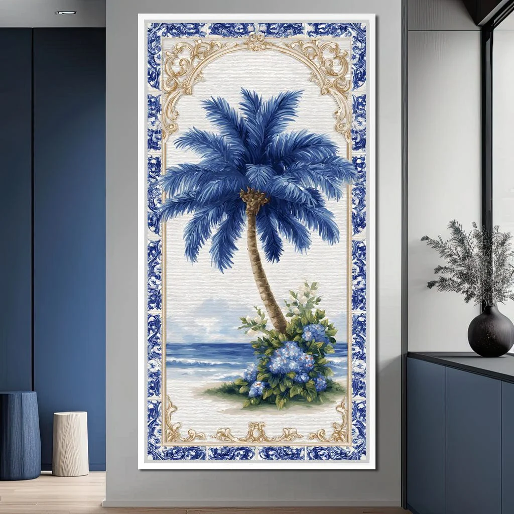 Coastal Blue Palm Reverie