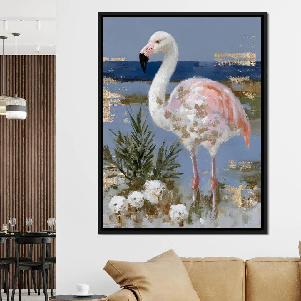 Coastal Flamingo Stillness - Image 11