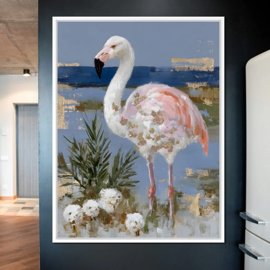 Coastal Flamingo Stillness - Image 12